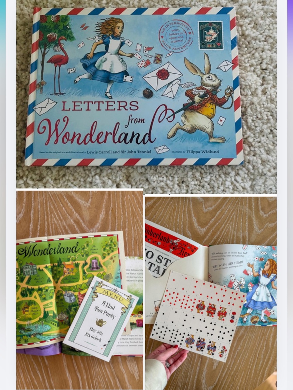 Letters from Wonderland An interactive Alice adventure w/ letters to open & game